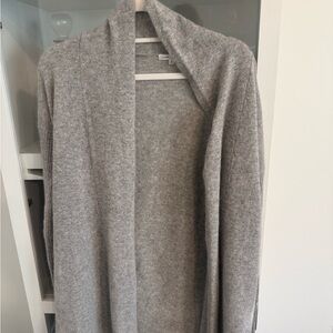 Vince Light Gray Women's cashmere Cardigan